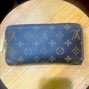 Louis Vuitton Brown Monogram Zip-Around Wallet